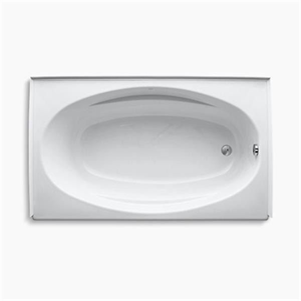 KOHLER 60-in x 36-in Alcove Bath with Tile Flange