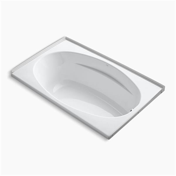 KOHLER 60-in x 36-in Alcove Bath with Tile Flange