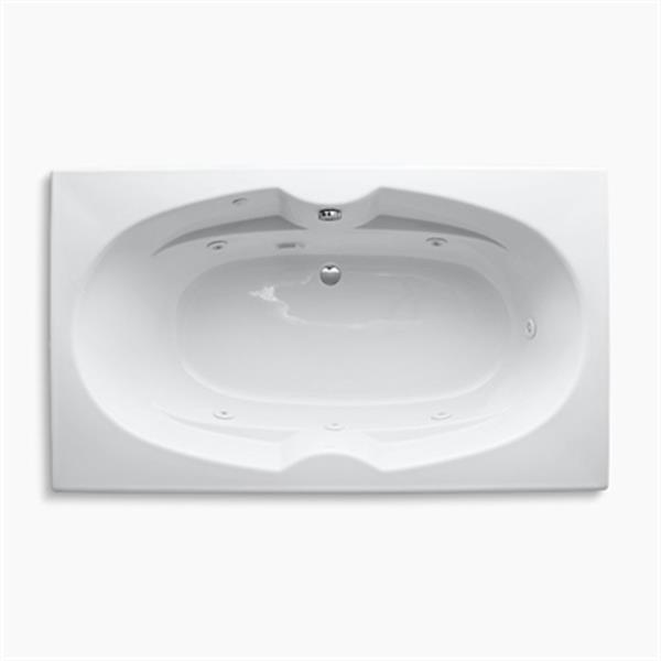 KOHLER 72-in x 42-in Drop-in Whirlpool