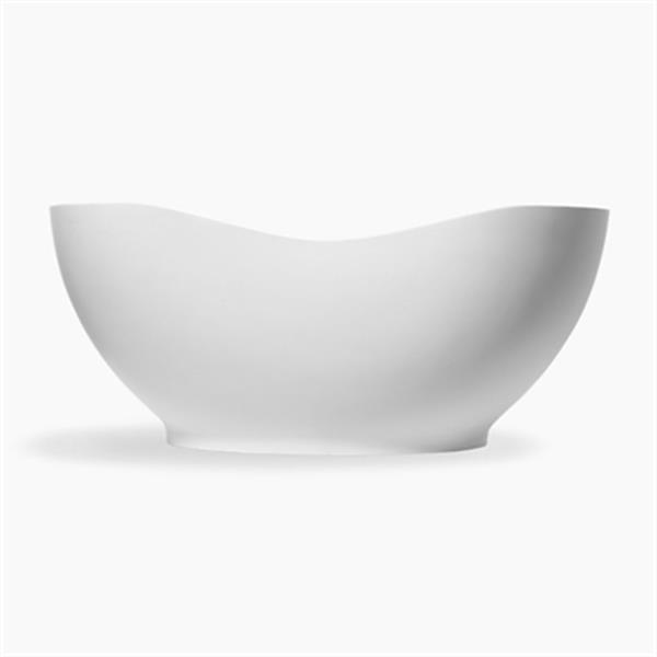 KOHLER 66-in x 32-in Cast Acrylic Freestanding Bath with Center Toe-Tap Drain