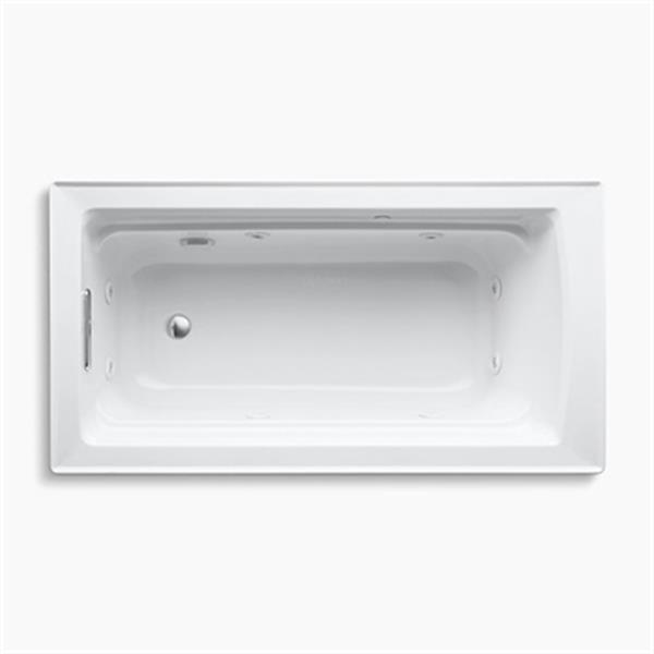 KOHLER 60-in x 32-in Drop-in Whirlpool with Heater