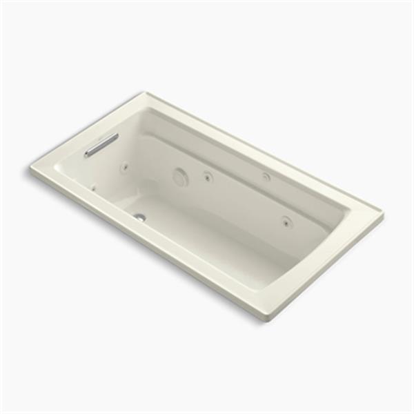 KOHLER 60-in x 32-in Drop-in Whirlpool with Heater