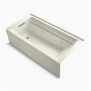 KOHLER 72-in x 36-in Alcove Whirlpool with Integral Apron