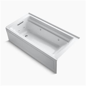 KOHLER 72-in x 36-in Alcove Whirlpool with Integral Apron