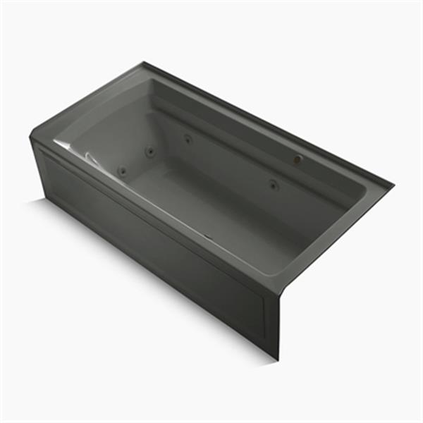 KOHLER 72-in x 36-in Alcove Whirlpool with Integral Tile Flange and Bask Heated Surface