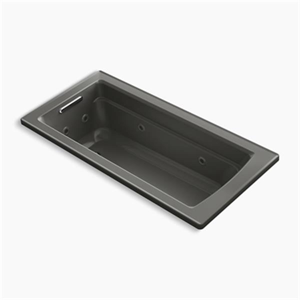 KOHLER 66-in x 32-in Drop-in Whirlpool with Bask Heated Surface