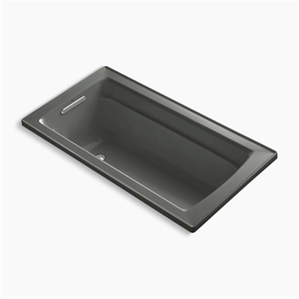 KOHLER 60-in x 32-in Drop-in Bath with Reversible Drain Location