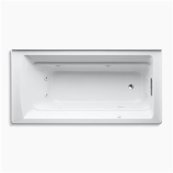 KOHLER 72-in x 36-in Alcove Whirlpool with Integral Apron and Drain