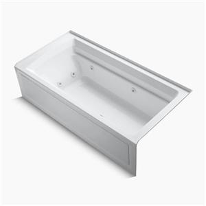 KOHLER 72-in x 36-in Alcove Whirlpool with Integral Apron and Drain