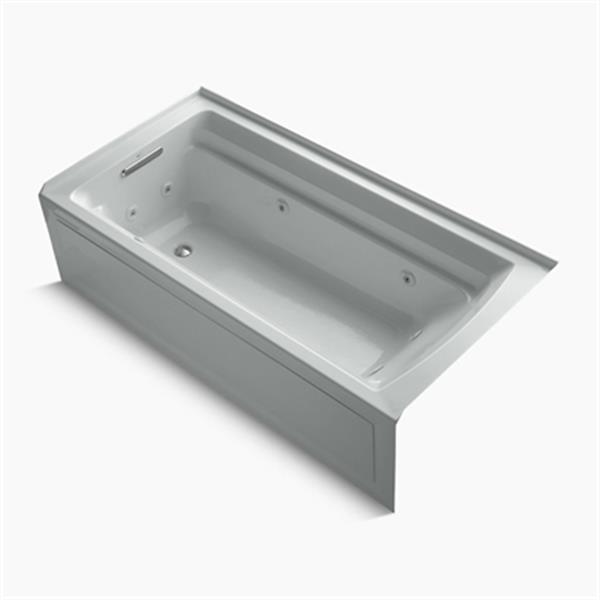 KOHLER 72-in x 36-in Alcove Whirlpool with Integral Apron and Drain