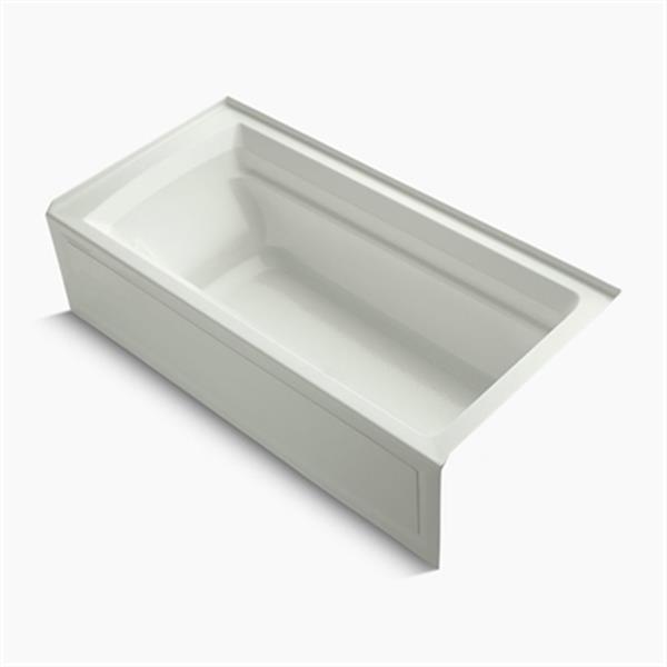 KOHLER 72-in x 36-in Alcove Bath with Integral Apron and Drain