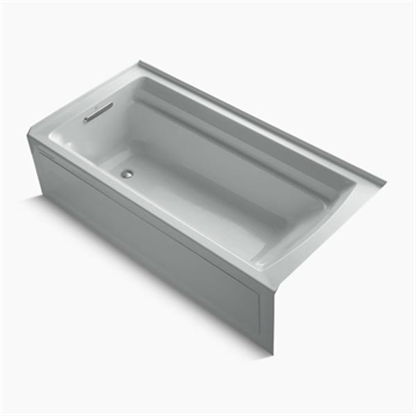 KOHLER 72-in x 36-in Alcove Bath with Integral Apron and Drain