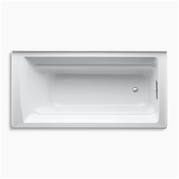 KOHLER 72-in x 36-in Alcove Bath with Integral Apron and Drain