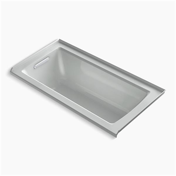 KOHLER 60-in x 30-in Alcove Bath with Tile Flange and Drain