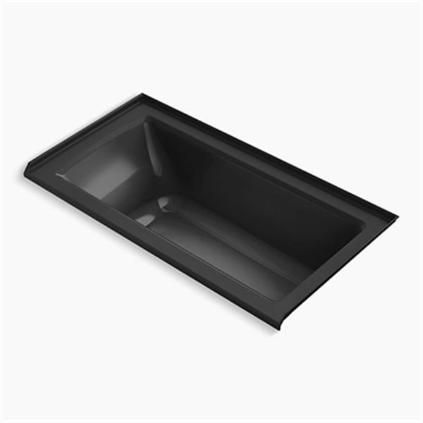 KOHLER 60-in x 30-in Alcove Bath with Tile Flange and Drain