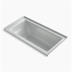 KOHLER 60-in x 30-in Alcove Bath with Tile Flange and Drain