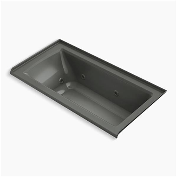 KOHLER 60-in x 30-in Alcove Whirlpool with Integral Flange and Drain