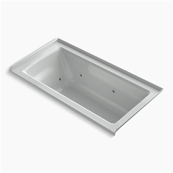 KOHLER 60-in x 30-in Alcove Whirlpool with Integral Flange and Drain