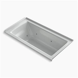 KOHLER 60-in x 30-in Alcove Whirlpool with Integral Flange and Drain