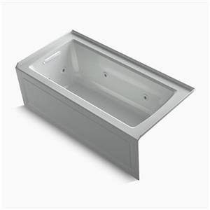 KOHLER 60-in x 30-in Alcove Whirlpool with Integral Flange and Drain