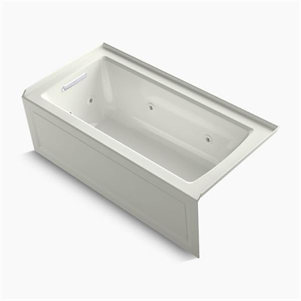 KOHLER 60-in x 30-in Alcove Whirlpool with Integral Flange and Drain