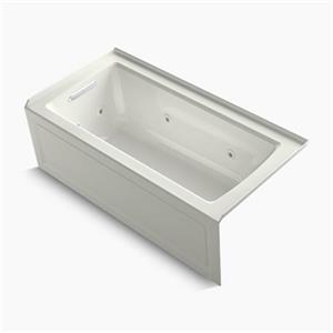 KOHLER 60-in x 30-in Alcove Whirlpool with Integral Flange and Drain