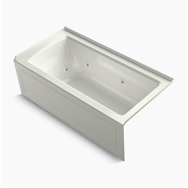 KOHLER 60-in x 30-in Alcove Whirlpool with Integral Flange and Drain