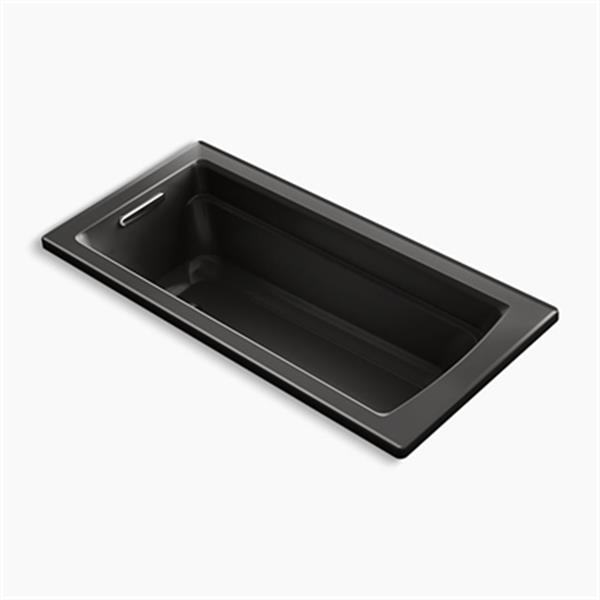 KOHLER 66-in x 32-in Drop-in Bath Reversible Drain