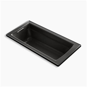 KOHLER 66-in x 32-in Drop-in Bath Reversible Drain