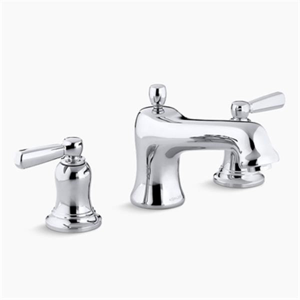 KOHLER Bancroft 6in Polished Chrome Deck/Bathroom Sink Faucet T105854CP RONA