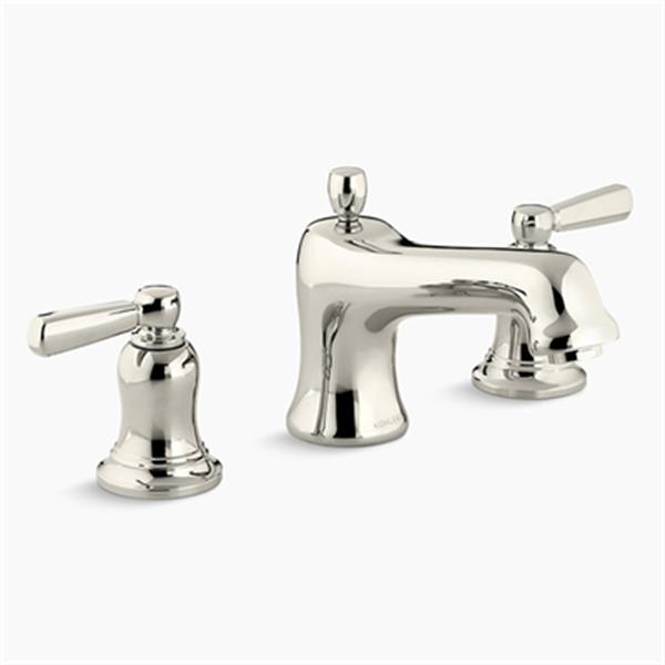 KOHLER Bancroft 6in Polished Nickel Deck/Bathroom Sink Faucet T105854