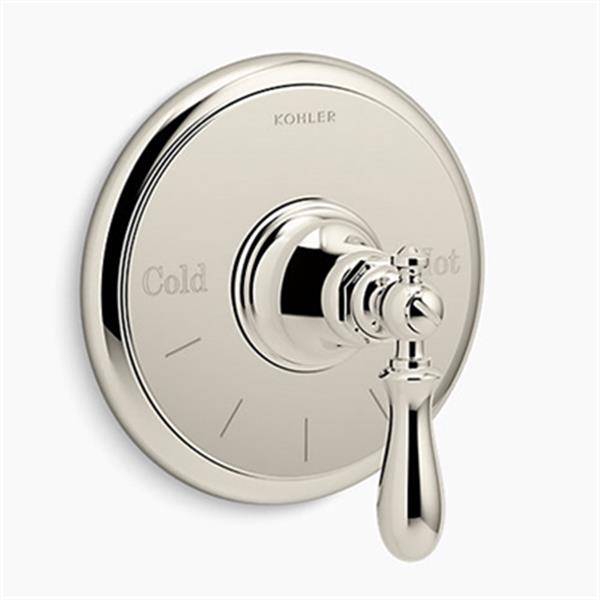 KOHLER Vibrant Polished Nickel Thermostatic Valve Trim