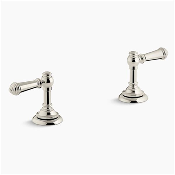 Kohler Artifacts Vibrant Polished Nickel Deck Mount Bath Prong Handle Trims T98071 4 Sn Rona 9979