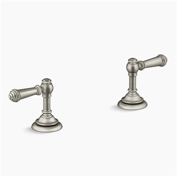 Kohler Artifacts Vibrant Brushed Nickel Deck Mount Bath Prong Handle Trims T98071 4 Bn Rona 9206