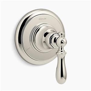 KOHLER Artifacts Vibrant Polished Nickel Transfer Valve Trim