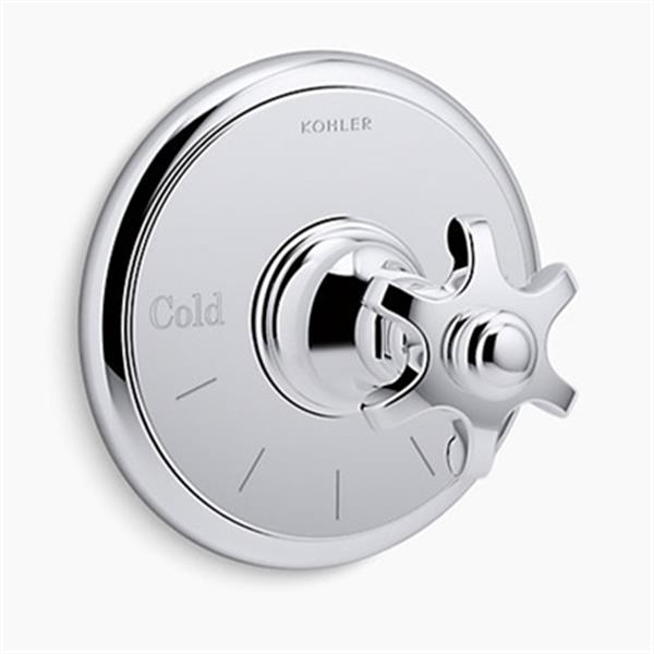 KOHLER Artifacts Polished Chrome Thermostatic Valve Trim T727693MCP