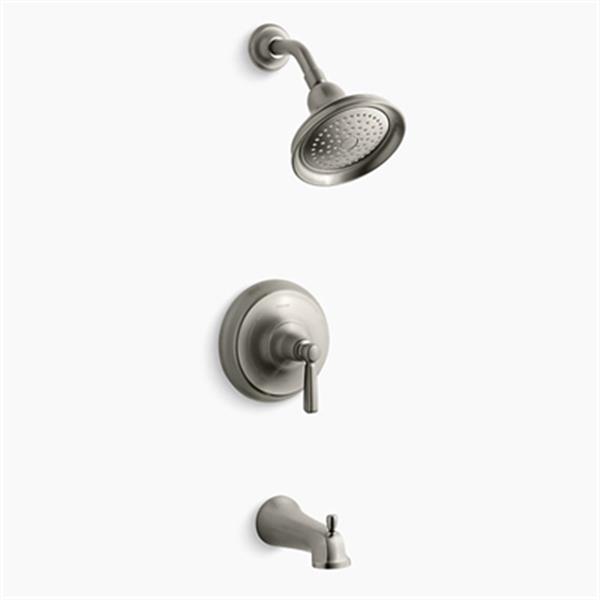 KOHLER Bancroft Brushed Nickel RiteTemp PressureBalancing Bath and