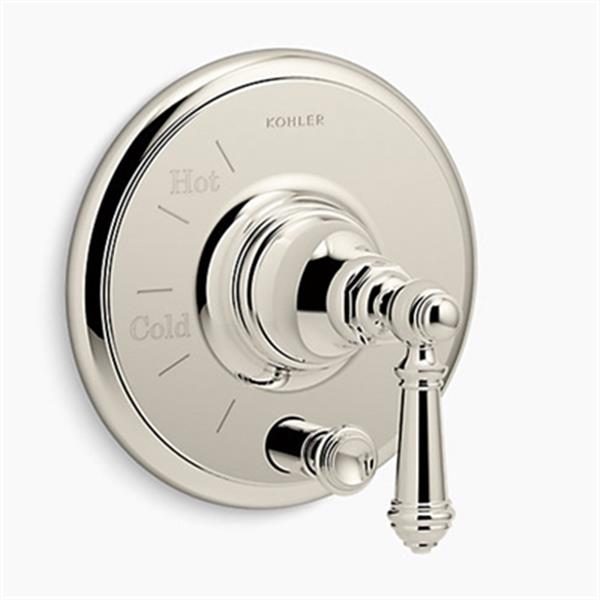 KOHLER Artifacts Vibrant Polished Nickel Rite-Temp Pressure-Balancing ...