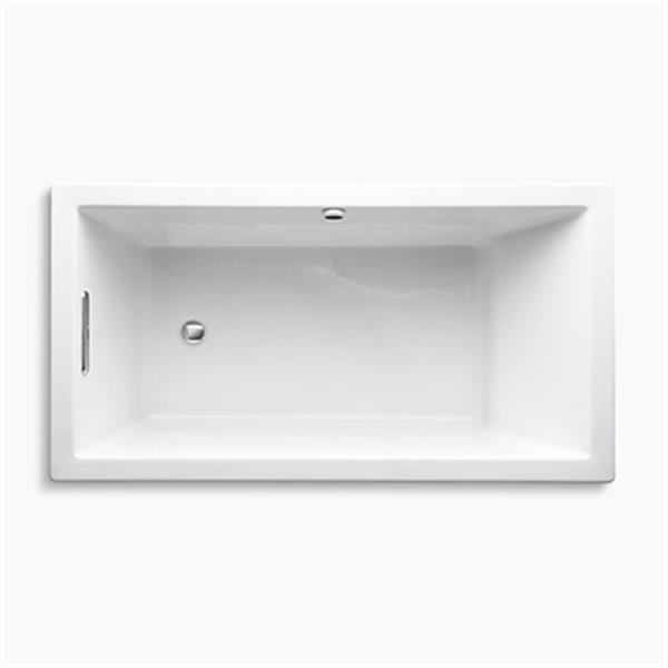 KOHLER 60-in x 32-in Drop-in Bath with Bask Heated Surface