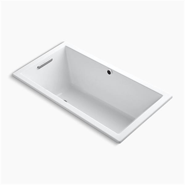 KOHLER 60-in x 32-in Drop-in Bath with Bask Heated Surface