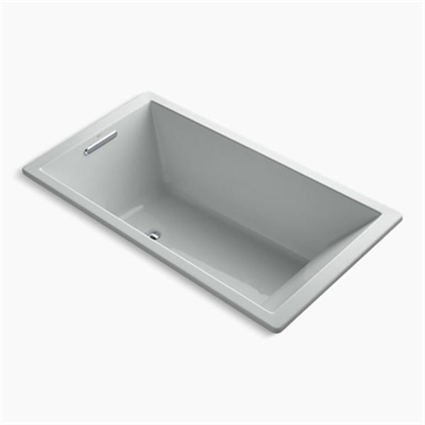 KOHLER 66-in x 36-in Drop-in Bath with End Drain