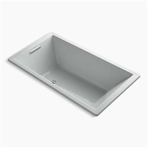 KOHLER 66-in x 36-in Drop-in Bath with End Drain