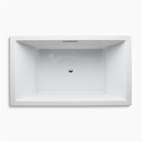 KOHLER 72-in x 42-in Drop-in Bath with Center Drain