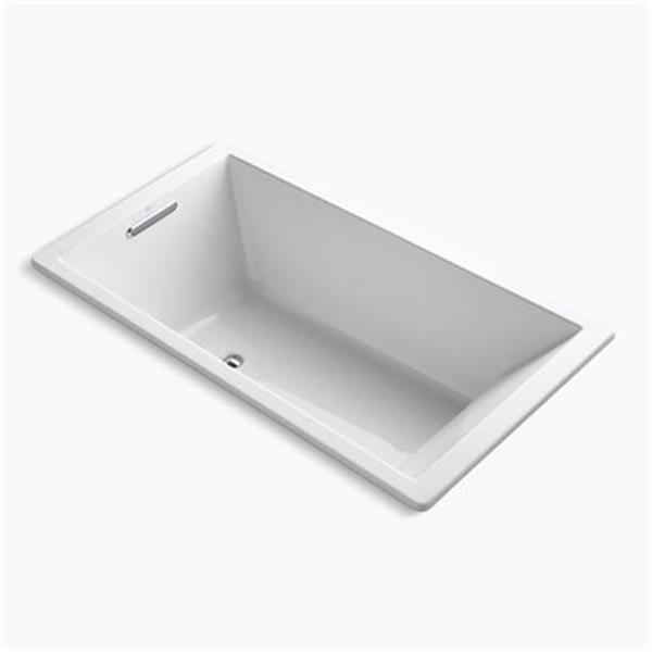 KOHLER 66-in x 36-in Drop-in VibrAcoustic Bath with Bask Heated Surface