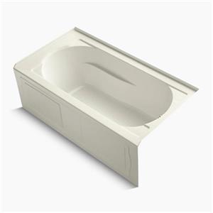 KOHLER 60-in x 32-in Alcove Bath with Integral Apron and Tile Flange