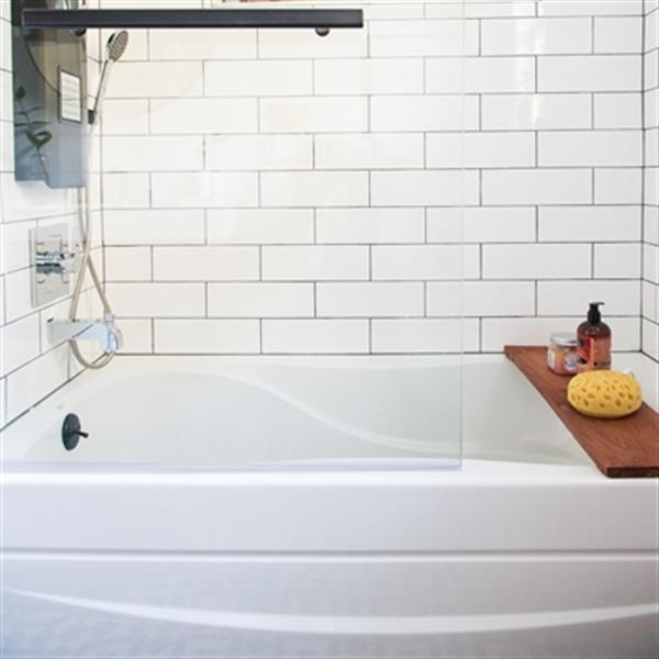 KOHLER 60-in x 32-in Alcove Bath with Integral Apron and Tile Flange