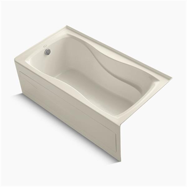 KOHLER 60-in x 32-in Alcove Bath with Integral Apron and Tile Flange