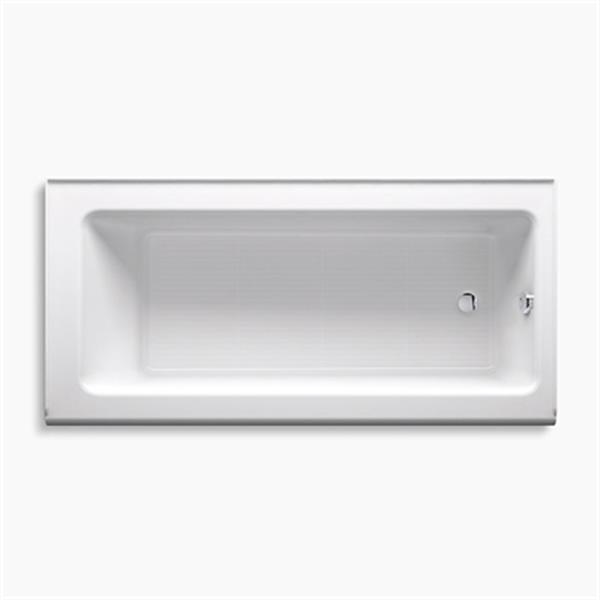 KOHLER 66-in x 32-in Alcove Bath with Integral Apron