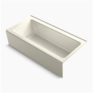 KOHLER 66-in x 32-in Alcove Bath with Integral Apron