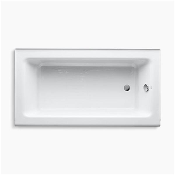 KOHLER 60-in x 32-in Alcove Bath with Integral Apron